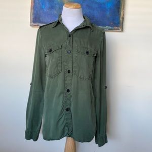 SOLD Army Green Button Down